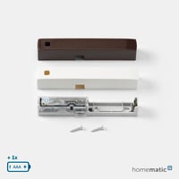 Optický senzor na okná a dvere Homematic IP 157857A0 s bielym a hnedým krytom, digitálny senzor, Smart Home, aplikácia, Alexa, Google Assistant, úspora energie 6