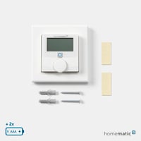 Inteligentný nástenný termostat Homematic IP so snímačom vlhkosti 156669A0 – Digitálny termostat pre radiátorové/podlahové kúrenie, aplikácia, Alexa, Google Home 7