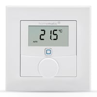 Inteligentný nástenný termostat Homematic IP so snímačom vlhkosti 156669A0 – Digitálny termostat pre radiátorové/podlahové kúrenie, aplikácia, Alexa, Google Home 1