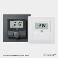 Inteligentný nástenný termostat Homematic IP so snímačom vlhkosti 156669A0 – Digitálny termostat pre radiátorové/podlahové kúrenie, aplikácia, Alexa, Google Home 8