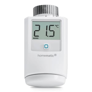 Inteligentný radiátorový termostat Homematic IP 140280A0 – inteligentná regulácia kúrenia s aplikáciou, hlasovým ovládaním Alexa a Google Home, úspora energie