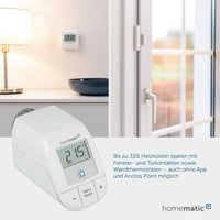Inteligentná radiátorová hlavica Homematic IP Basic 153412A3 – Digitálny termostat, ovládanie cez aplikáciu, Alexu a Google Home, jednoduchá inštalácia 7