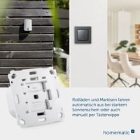 Actor Homematic IP pentru întrerupător de marcă – Modul de control pentru rulouri în sisteme de casă inteligentă 5