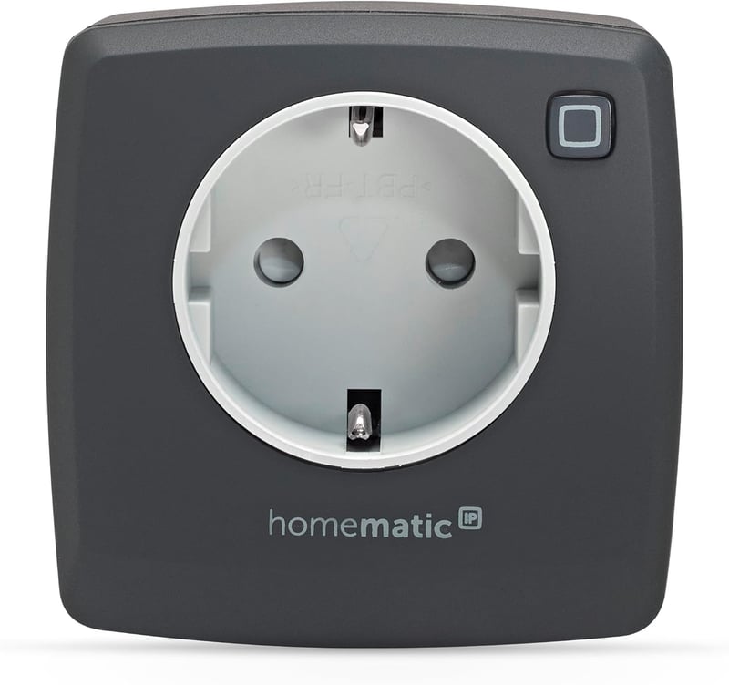 Homematic IP Smart Home Dimmer Aljzat Fázisszabályozás Antracit - Switch and dim, anthracite