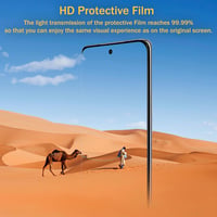 HOMEMO Honor Magic 6 Lite 5G edzett üveg képernyővédő 2db + kamera lencse védelem 2db 6