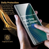 HOMEMO Honor Magic 6 Lite 5G edzett üveg képernyővédő 2db + kamera lencse védelem 2db 4