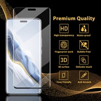 HOMEMO Honor Magic 6 Pro Védőüveg Szett - 2 db Képernyővédő + 2 db Kameravédő Üvegfólia, 9H Keménység, Karcálló, HD Tiszta, Ujjlenyomatbarát 7