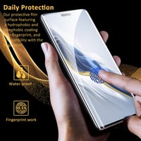 HOMEMO Honor Magic 6 Pro Védőüveg Szett - 2 db Képernyővédő + 2 db Kameravédő Üvegfólia, 9H Keménység, Karcálló, HD Tiszta, Ujjlenyomatbarát 3
