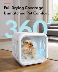 HomeRunPet Drybo Plus 50L sušiaci box pre domáce zvieratá, 360° automatická a tichá sušička pre psov s inteligentnou reguláciou teploty, pre mačky a malé psy 3