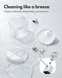HomeRunPet Vezeték Nélküli Macska Ivókút Mozgásérzékelővel, 7800 mAh Akkumulátor, BPA-Mentes Vízadagoló Cicáknak, 2L 5