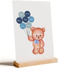 Homery Knjiga gostiju za darivanje djeteta (babyshower) i krštenje - Ružičasto/Plava, Knjiga gostiju za djevojčice i dječake za ispunjavanje, Kreativan poklon i uspomena za rođenje 1