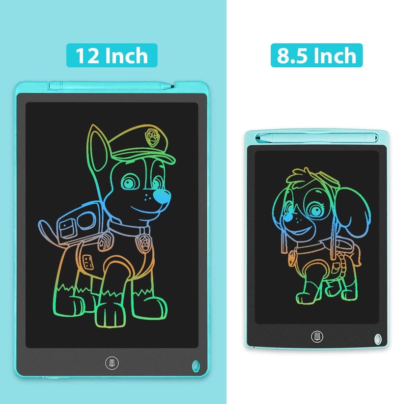 Homestec 8,5" LCD rajztábla színes kijelzővel gyerekeknek