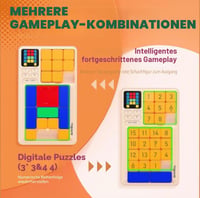HOMESTEC Super Slide Logická skladačka – Elektronická vrecková hra s 520 úrovňami a 3 hernými režimami – Hlavolam pre deti od 8 rokov a dospelých 4