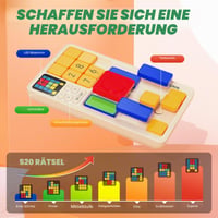 HOMESTEC Super Slide Logická skladačka – Elektronická vrecková hra s 520 úrovňami a 3 hernými režimami – Hlavolam pre deti od 8 rokov a dospelých 5