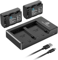 Homesuit NP-FZ100 Akkumulátor Csomag (2db) és Dupla Töltő Sony ZV-E1 FX3 A7RIII A7RV A7IV A7C A6600 A6700 Alpha A1 A9 Fényképezőgépekhez 228 1