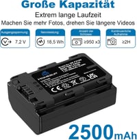 Homesuit NP-FZ100 Akkumulátor Szett 2500 mAh 3 db + LCD Töltő Sony ZV-E1 FX3 A7R III IV V A7S III A7 III IV C A6600 A6700 Alpha A1 A9 Kamerá 3