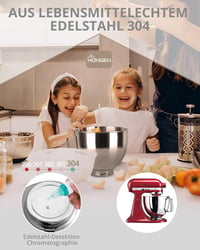 HOMGEN Pourer Guard KitchenAid 4,5-5 literes keverőgéphez Splash Guard 5