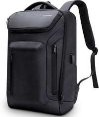 HOMIEE 15,6 Hüvelykes Laptop Hátizsák Férfiaknak - Vízálló Utazótáska USB Töltőporttal, Városi Használatra, Repülőgépen Kézipoggyászként 1