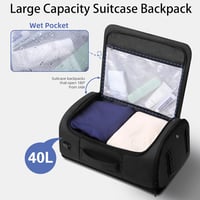 HOMIEE 40L Utazó Hátizsák Vízálló Laptop Táska 15.6-17.3 Cipőtartóval 2