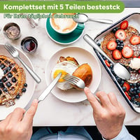 Homikit 30 részes rozsdamentes evőeszköz készlet 6 személyre 5