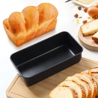 Homikit rozsdamentes kenyérsütő forma szett 2 db, téglalap alakú kenyér és torta forma 6