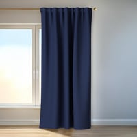 Homing zatemňovací a zvukovoizolačný záves, jednofarebný modrý dekoračný textil, 1 ks 245 x 140 cm, do obývačky, spálne, detskej izby 1