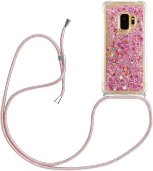 HomiTunky maskica za Xiaomi Redmi A1 s lancem - ružičasta