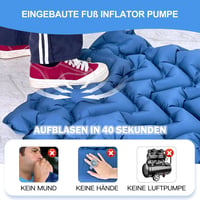 HOMJOY önfelfújó camping matrac lábpumpával, vízálló - 10 cm 3