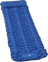 HOMJOY önfelfújó camping matrac lábpumpával, vízálló - 10 cm 1