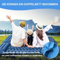 HOMJOY önfelfújó camping matrac lábpumpával, vízálló - 10 cm 4