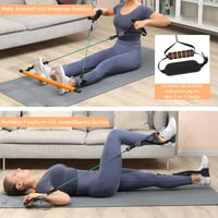 Hommie Pilates rúd készlet ellenállásos szalagokkal nőknek és férfiaknak 6