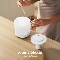 Umidificator cu aburi reci Homvana 1,8L, difuzor de uleiuri esențiale pentru copii, cu încărcare superioară, cronometru, aromaterapie și pentru plante 5