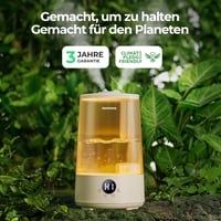Homvana 3.6L hordozható párásító 360° hideg pára 34 órás működés csendes szürke 8