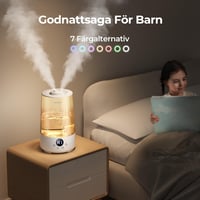 Homvana H101 párásító 3,6 L, 360° hideg köd, 16 dB, átlátszó 6
