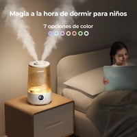 Umidificator cu încărcare superioară Homvana de 3,6 L, cu abur rece pentru ameliorarea secrețiilor nazale și a tusei, 16 dB, 34 de ore de funcționare, pentru plante, cu tăviță pentru aromaterapie în 7 culori, fără BPA 6