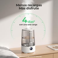 Umidificator cu încărcare superioară Homvana de 3,6 L, cu abur rece pentru ameliorarea secrețiilor nazale și a tusei, 16 dB, 34 de ore de funcționare, pentru plante, cu tăviță pentru aromaterapie în 7 culori, fără BPA 4