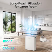 Homvana H13 HEPA légszűrő allergia pollenre por ellen 240m³/h 5