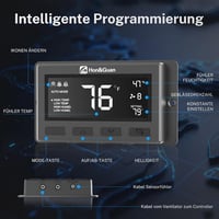 Hon&Guan HI-PE 100mm Csatornás Ventilátor Intelligens Vezérlővel, 360m³/h 5