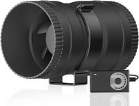 Hon&Guan 75mm Csatornaszellőztető 204 m³/h Állítható Kipufogó Ventilátor EU Dugóval 1