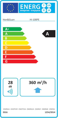 Hon&Guan HI-PE 100mm Csatornás Ventilátor Intelligens Vezérlővel, 360m³/h 10