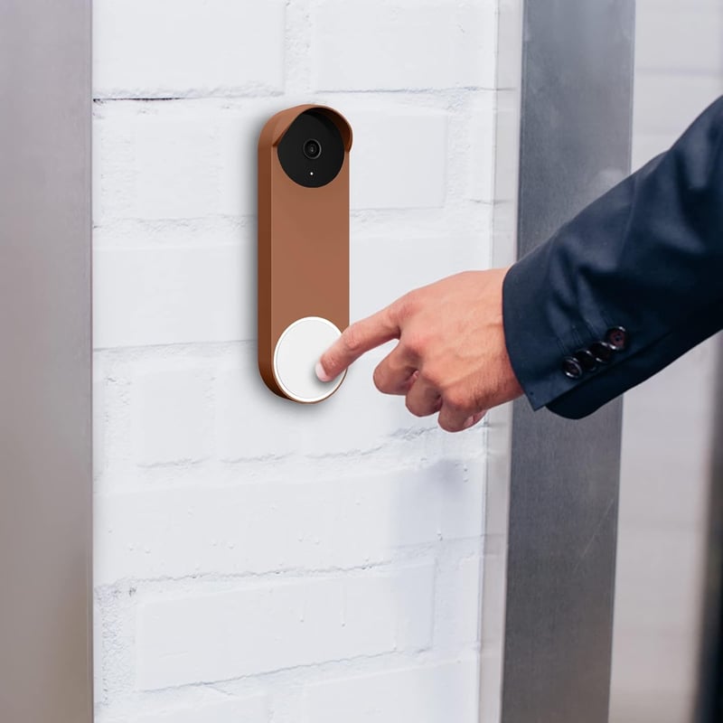 honecumi szilikon védőtok Google Nest ajtócsengőhöz, vízálló esővédelem, akkumulátoros modellhez