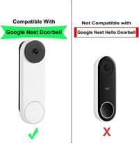 honecumi szilikon védőtok Google Nest ajtócsengőhöz, vízálló esővédelem, akkumulátoros modellhez 2