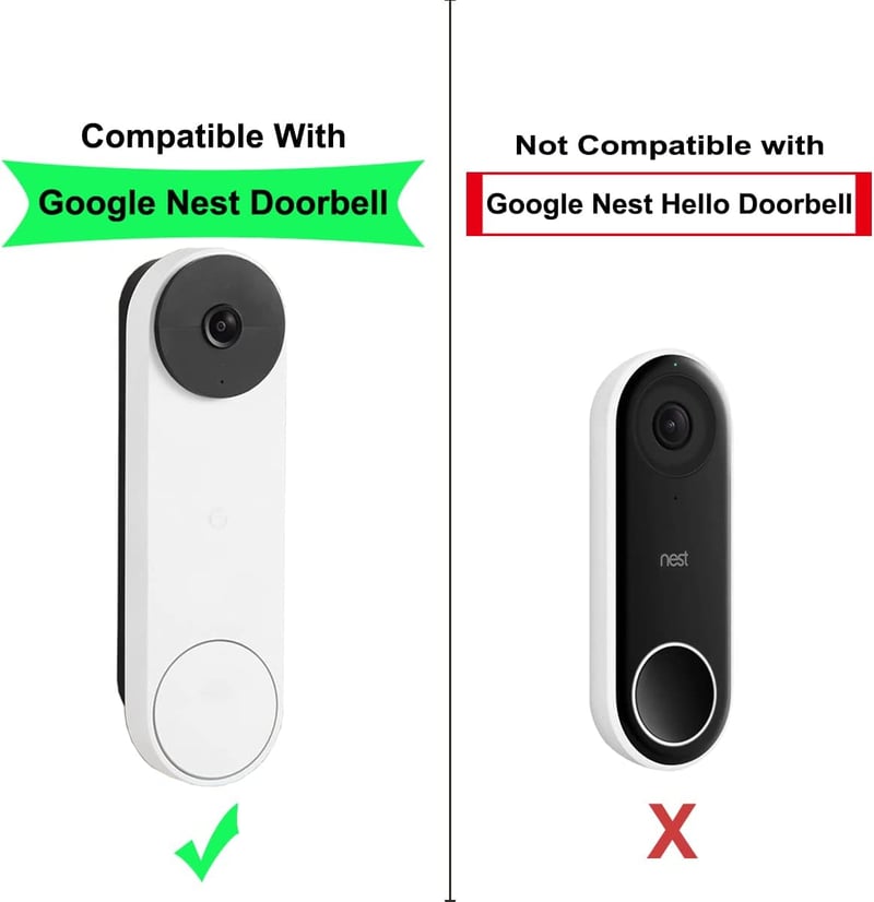 honecumi szilikon védőtok Google Nest ajtócsengőhöz, vízálló esővédelem, akkumulátoros modellhez