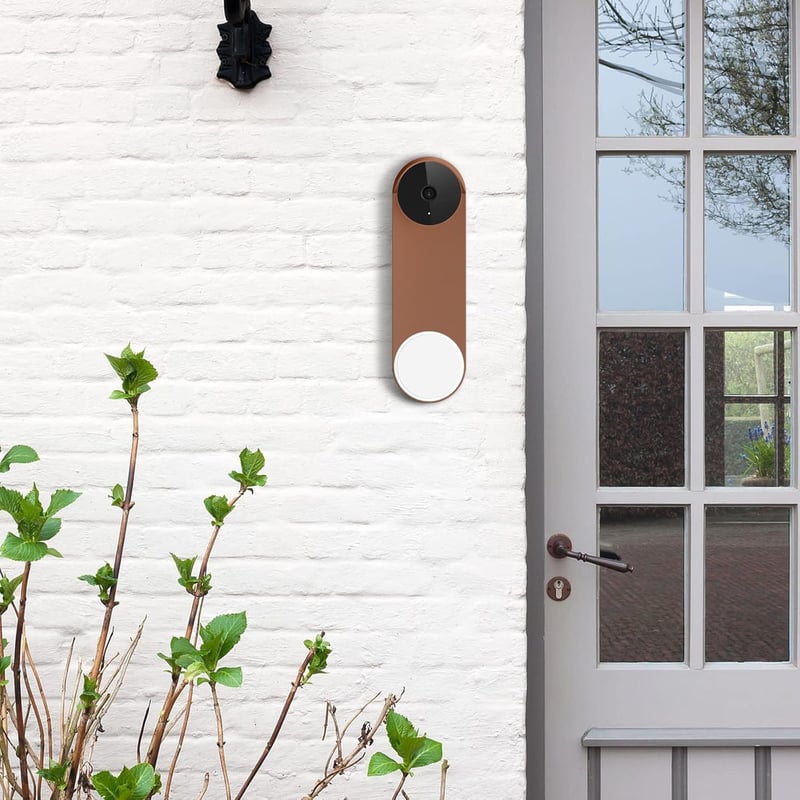honecumi szilikon védőtok Google Nest ajtócsengőhöz, vízálló esővédelem, akkumulátoros modellhez