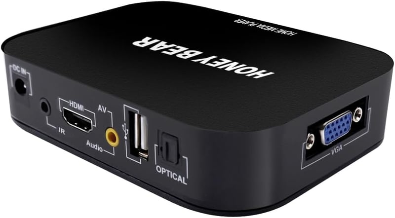 HONEY BEAR Full HD 1080P médialejátszó TV box 2TB külső merevlemezhez HDMI USB