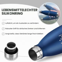 Nerezová termoska HoneyHolly 750 ml, bez BPA, vhodná aj na sýtené nápoje, nepriepustná, fitness, posilňovňa, bicykel 4
