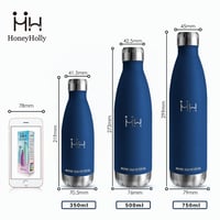 Nerezová termoska HoneyHolly 750 ml, bez BPA, vhodná aj na sýtené nápoje, nepriepustná, fitness, posilňovňa, bicykel 5