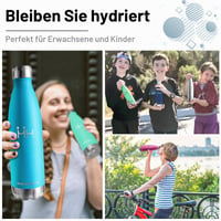 Nerezová termoska HoneyHolly 750 ml, bez BPA, vhodná aj na sýtené nápoje, nepriepustná, fitness, posilňovňa, bicykel 7