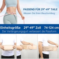 HONGJING Decompression háti támasz alsó hátfájdalom enyhítésére, felfújható lumbális rögzítő 7