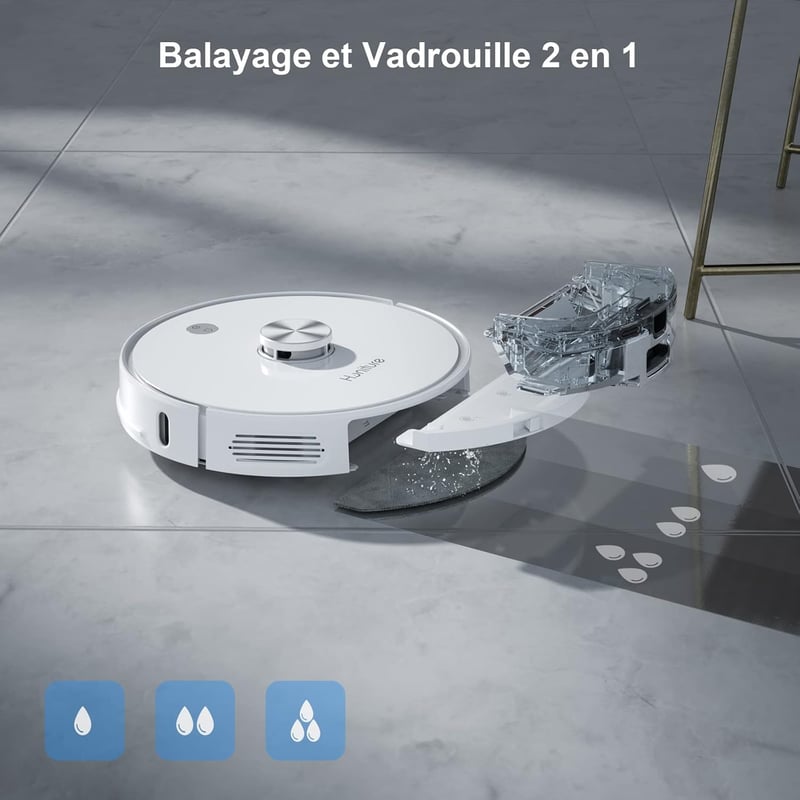 HONITURE Q6 Pro robotporszívó kiegészítő szett - Szőrös háziállatok, kemény padló és szőnyeg